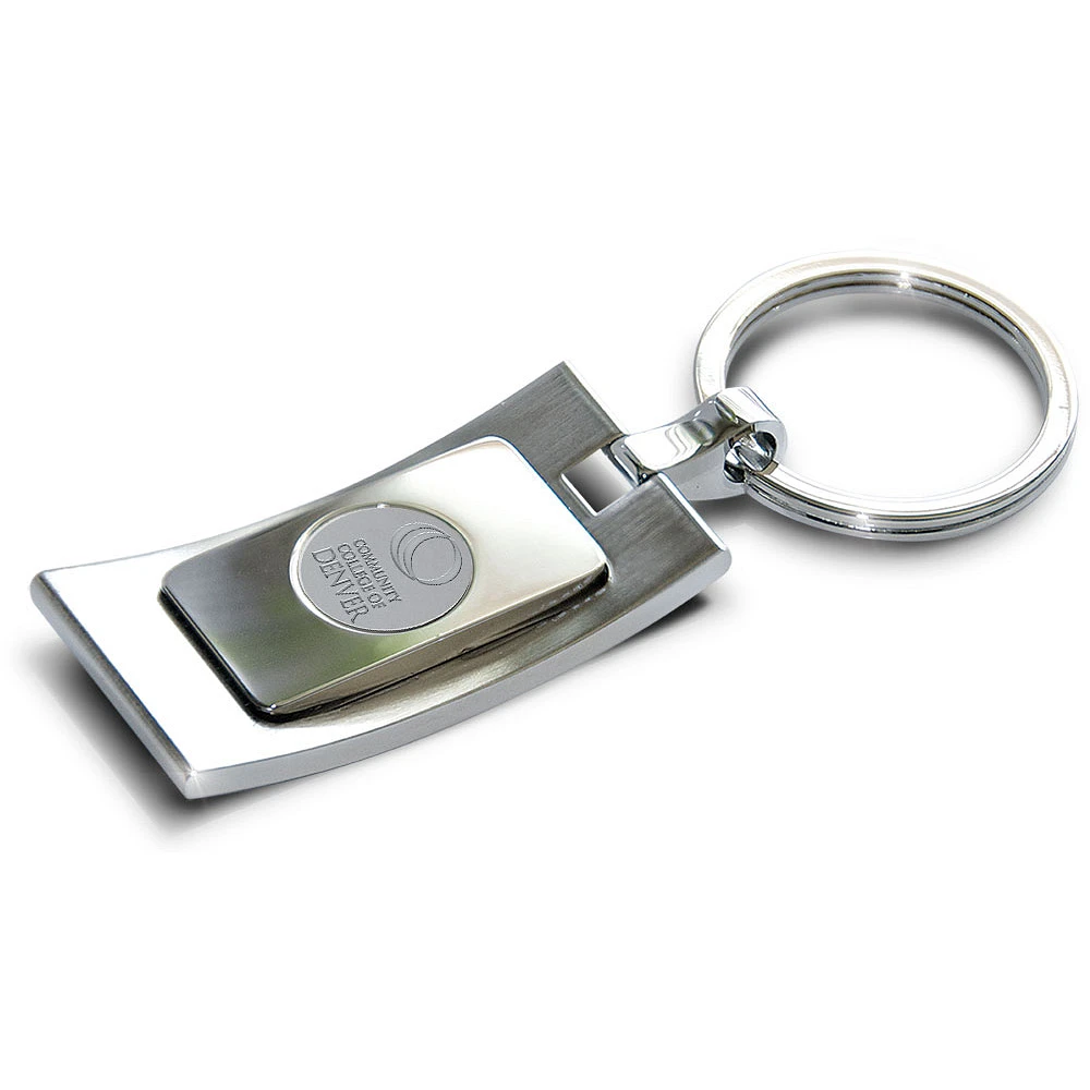 Silver CCD CityHawks Key Ring