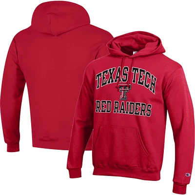 Men's Champion Red Texas Tech Red Raiders High Motor Pullover Hoodie