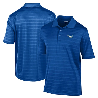Men's Champion Blue Hofstra University Pride Relaxed Fit Textured Solid Polo