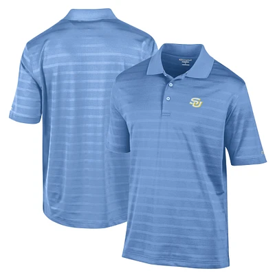Men's Champion Blue Southern University Jaguars Relaxed Fit Textured Solid Polo