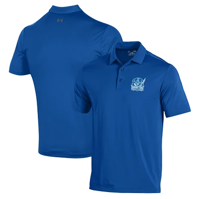 Men's Under Armour Blue Hampton Pirates Performance Polo