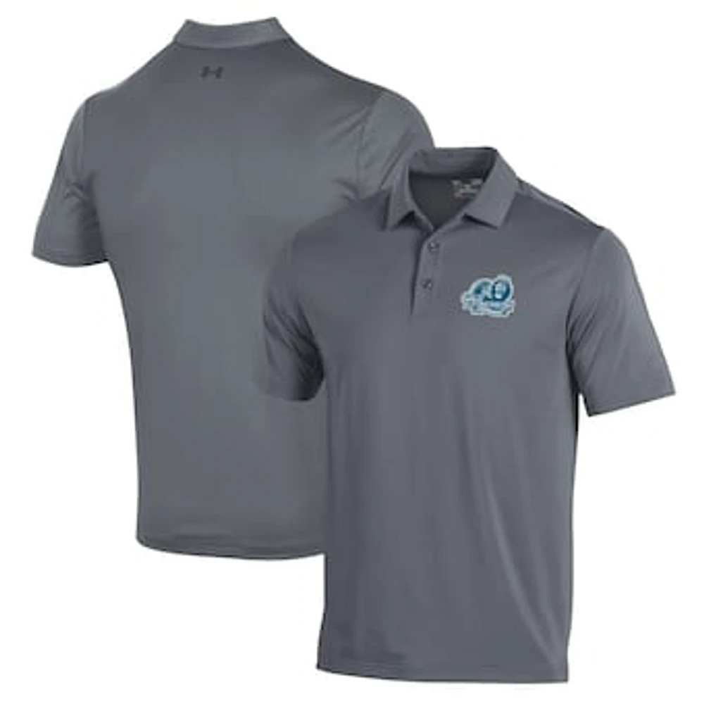 Men's Under Armour Gray Old Dominion Monarchs Performance Polo