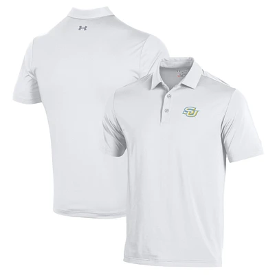 Men's Under Armour White Southern University Jaguars Performance Polo