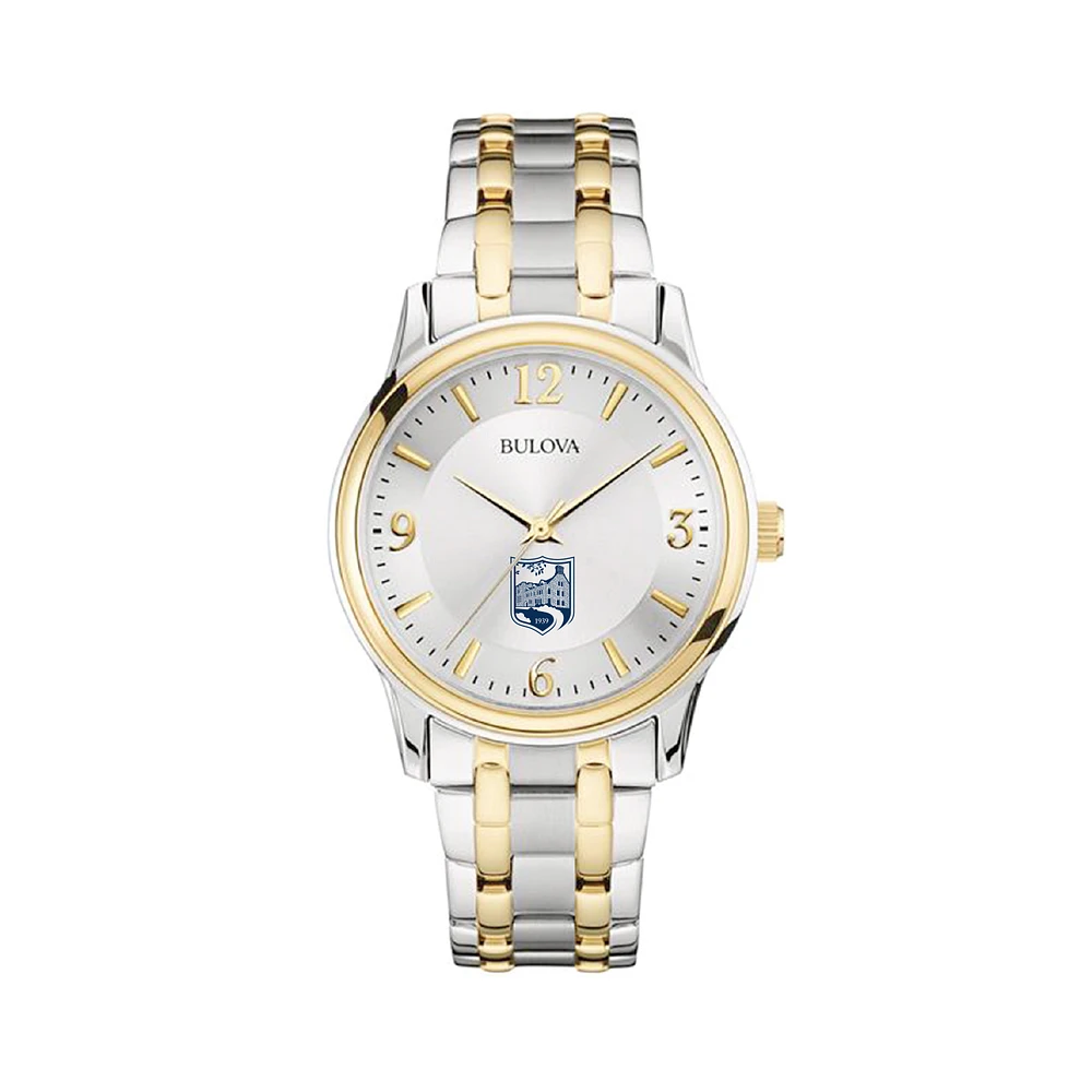 Women's Bulova Silver Endicott College Classic Two-Tone Round Watch