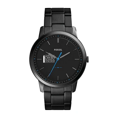 Fossil Black Central Ohio Technical College The Minimalist Slim Stainless Steel Watch