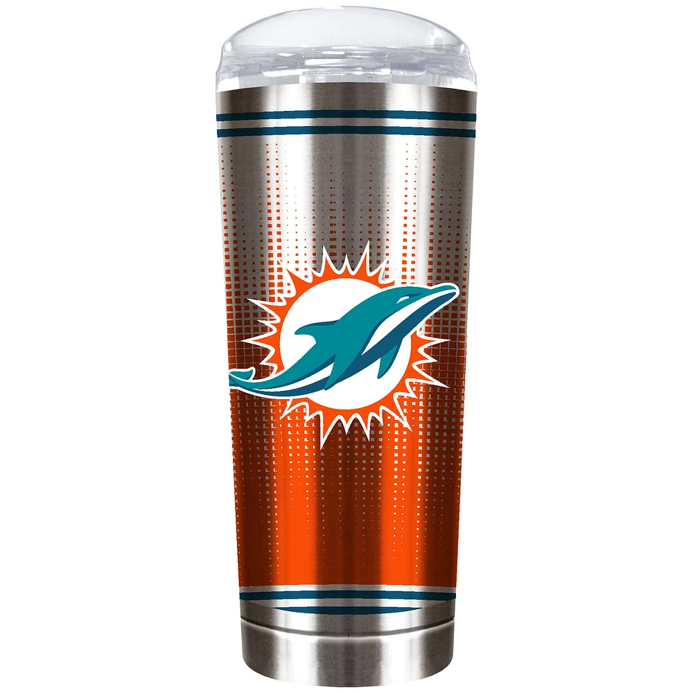 Miami Dolphins Team Logo 18oz. Personalized Roadie Tumbler