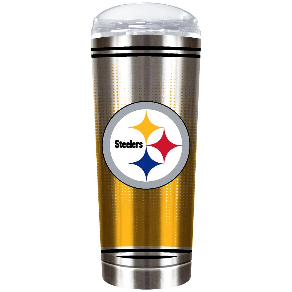 Pittsburgh Steelers Team Logo 18oz. Personalized Roadie Tumbler