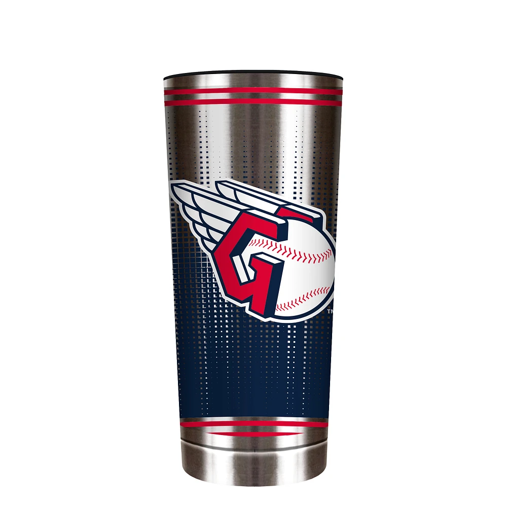 Cleveland Guardians Team Logo 18oz. Personalized Roadie Tumbler