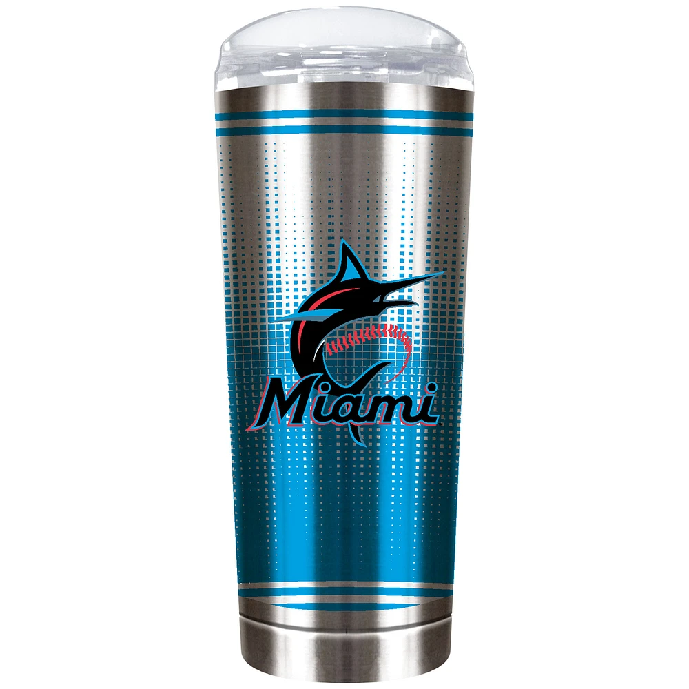Miami Marlins Team Logo 18oz. Personalized Roadie Tumbler