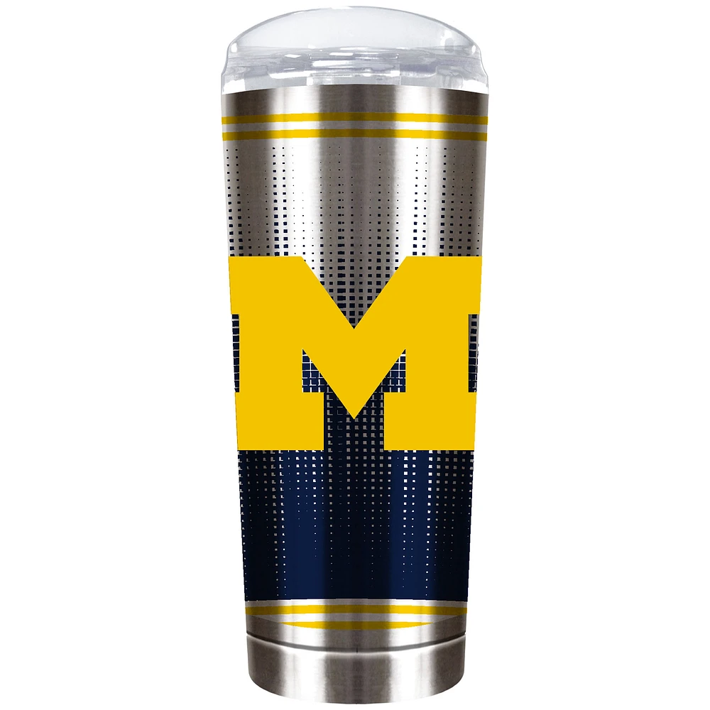 Michigan Wolverines Team Logo 18oz. Personalized Roadie Tumbler