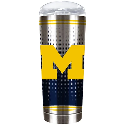 Michigan Wolverines Team Logo 18oz. Personalized Roadie Tumbler