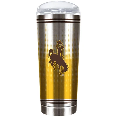 Wyoming Cowboys Team Logo 18oz. Personalized Roadie Tumbler