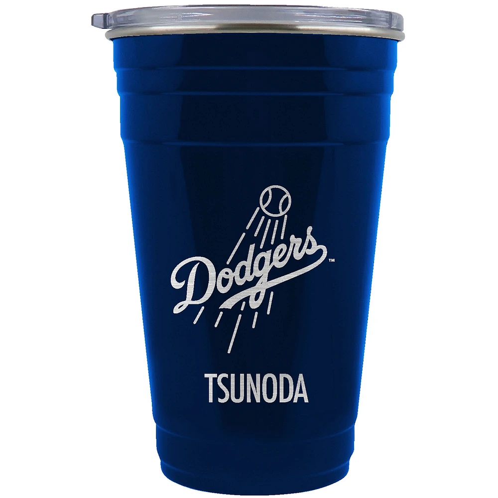 Los Angeles Dodgers Team Logo 22oz. Personalized Tailgater Travel Tumbler