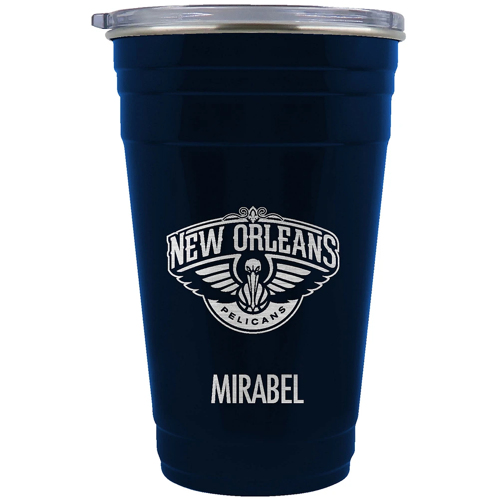 New Orleans Pelicans Team Logo 22oz. Personalized Tailgater Travel Tumbler