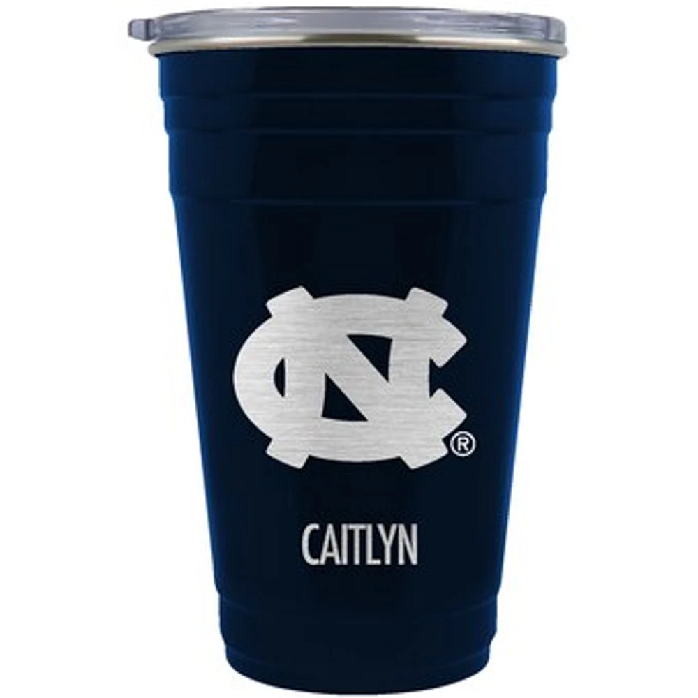 North Carolina Tar Heels Team Logo 22oz. Personalized Tailgater Travel Tumbler