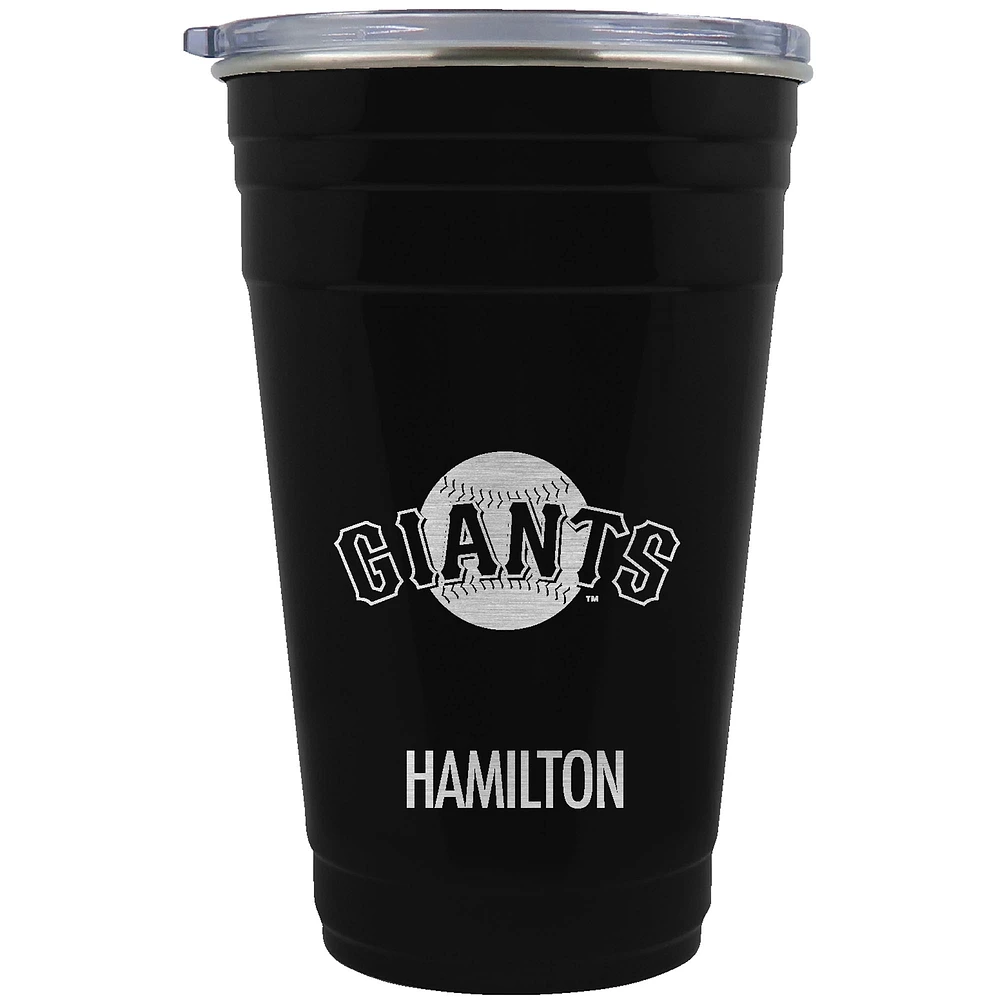 San Francisco Giants Team Logo 22oz. Personalized Tailgater Travel Tumbler