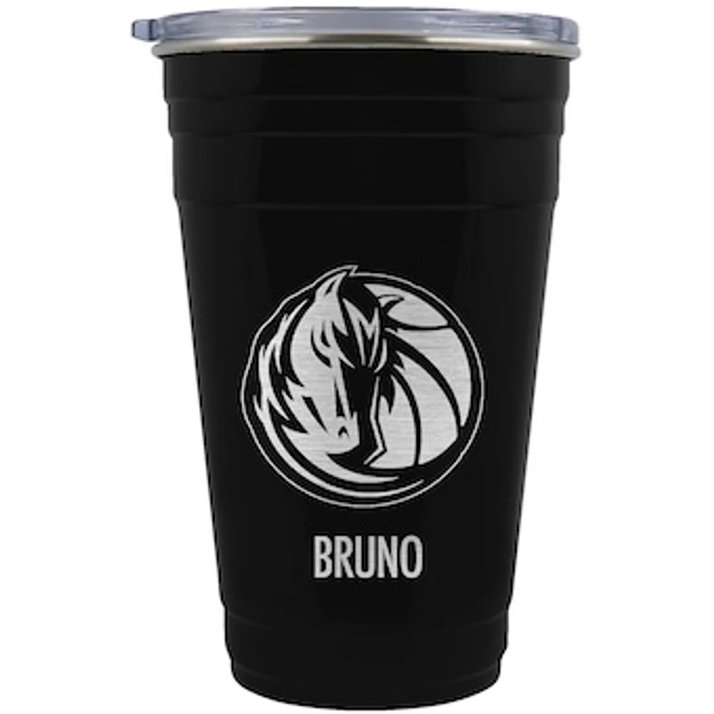 Dallas Mavericks Team Logo 22oz. Personalized Tailgater Travel Tumbler
