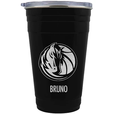 Dallas Mavericks Team Logo 22oz. Personalized Tailgater Travel Tumbler