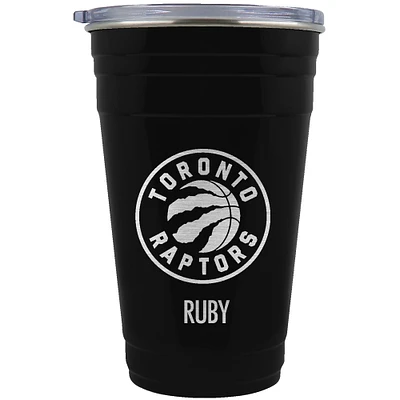 Toronto Raptors Team Logo 22oz. Personalized Tailgater Travel Tumbler