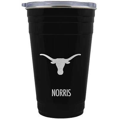 Texas Longhorns Team Logo 22oz. Personalized Tailgater Travel Tumbler