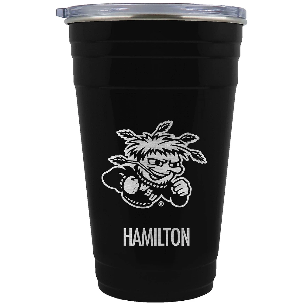 Wichita State Shockers Team Logo 22oz. Personalized Tailgater Travel Tumbler