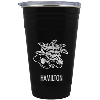 Wichita State Shockers Team Logo 22oz. Personalized Tailgater Travel Tumbler