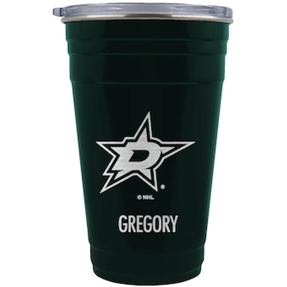 Dallas Stars Team Logo 22oz. Personalized Tailgater Travel Tumbler