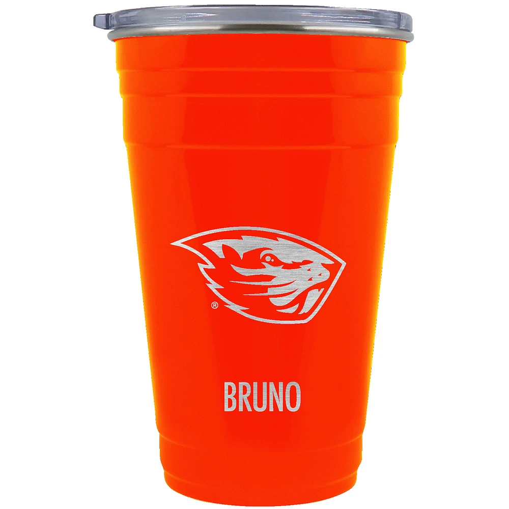 Oregon State Beavers Team Logo 22oz. Personalized Tailgater Travel Tumbler