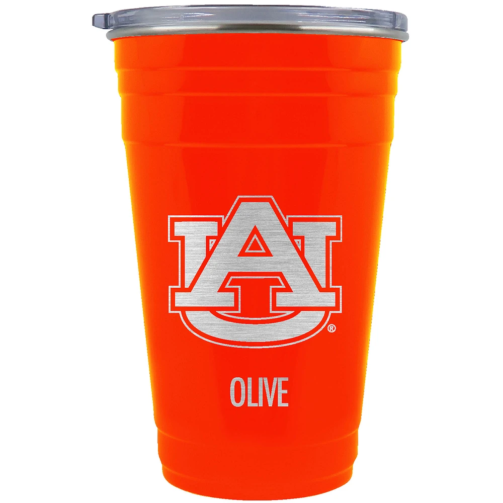 Auburn Tigers Team Logo 22oz. Personalized Tailgater Travel Tumbler
