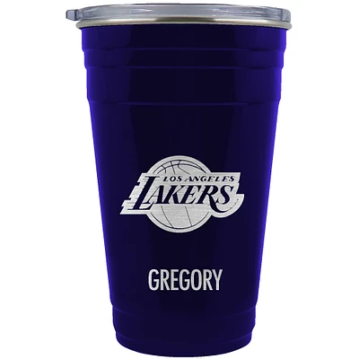 Los Angeles Lakers Team Logo 22oz. Personalized Tailgater Travel Tumbler