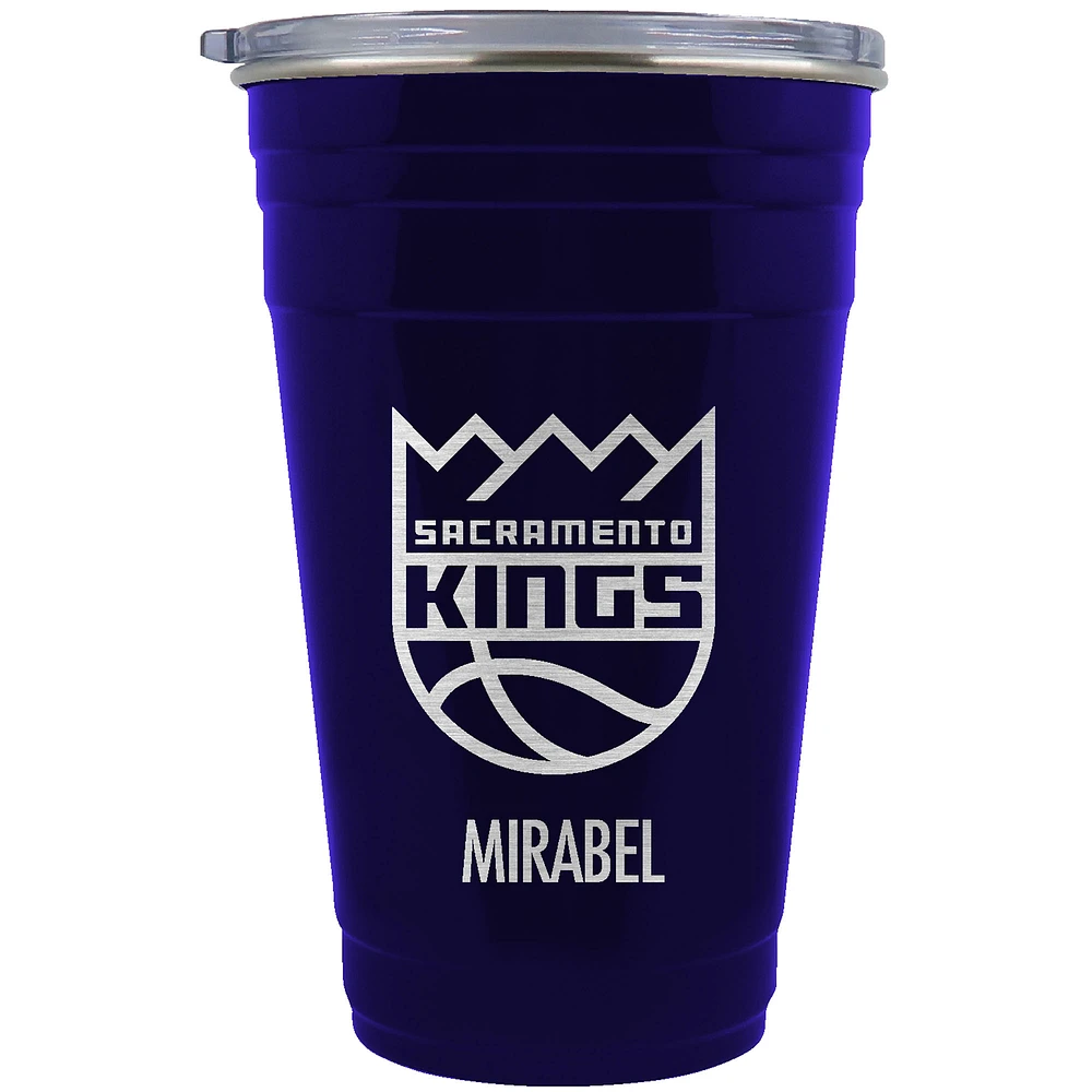 Sacramento Kings Team Logo 22oz. Personalized Tailgater Travel Tumbler