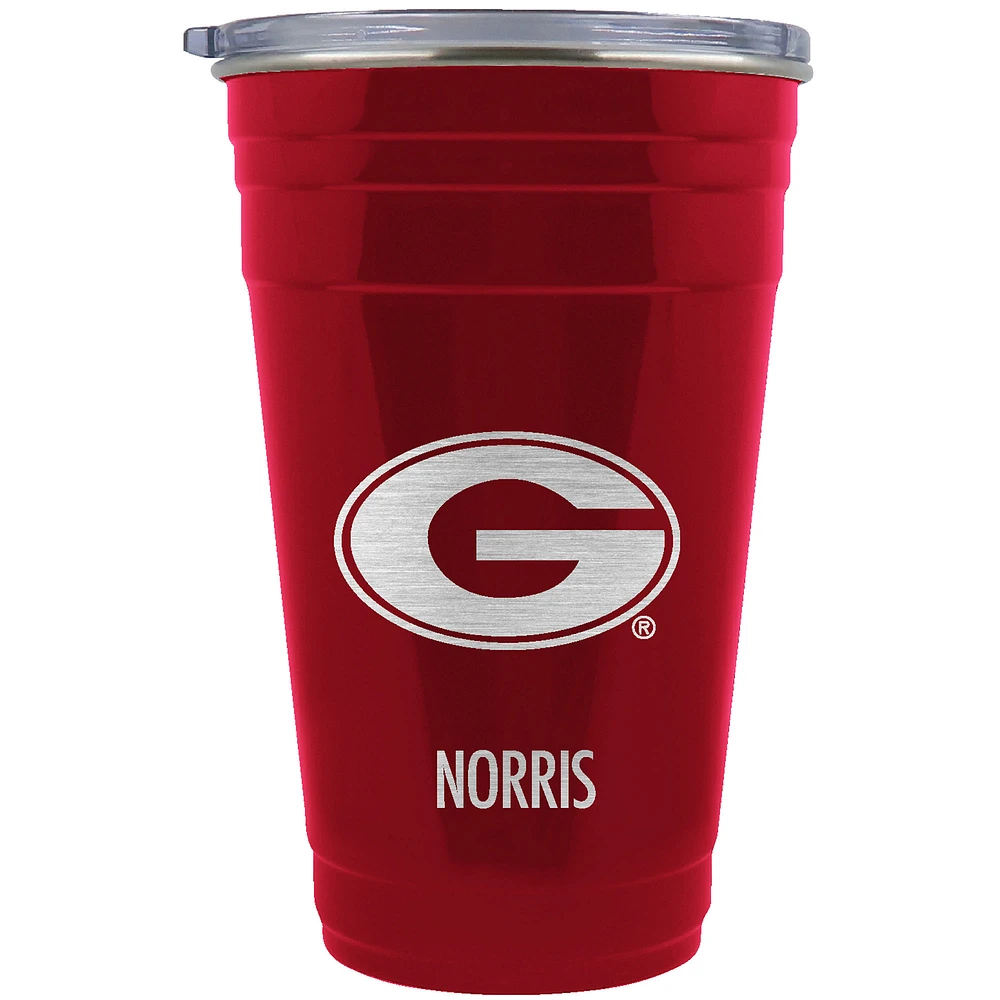 Georgia Bulldogs Team Logo 22oz. Personalized Tailgater Travel Tumbler