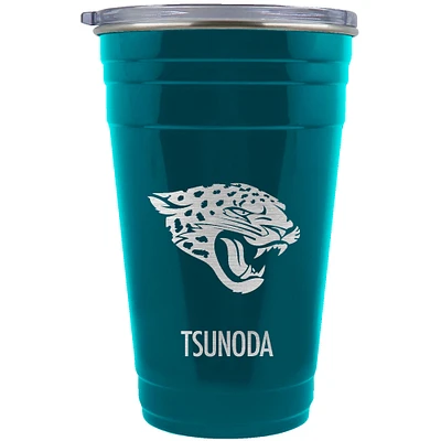Jacksonville Jaguars Team Logo 22oz. Personalized Tailgater Travel Tumbler