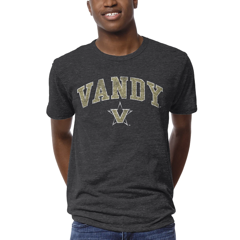 Men's League Collegiate Wear Charcoal Vanderbilt Commodores 1965 Victory Falls T-Shirt