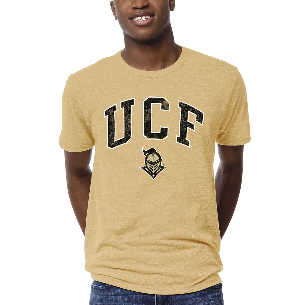 Men's League Collegiate Wear Heather Gold UCF Knights 1965 Victory Falls T-Shirt