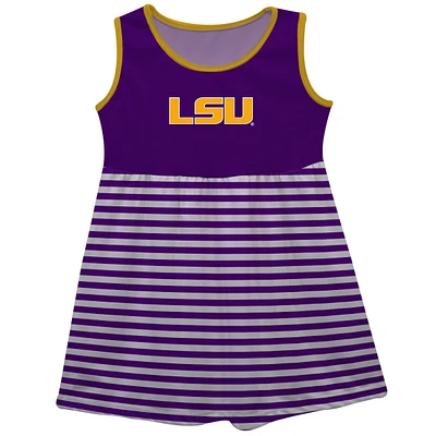 Girls Youth Purple LSU Tigers Tank Top Dress