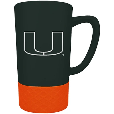 Miami Hurricanes Team Logo 16oz. Laser Etched Jump Mug