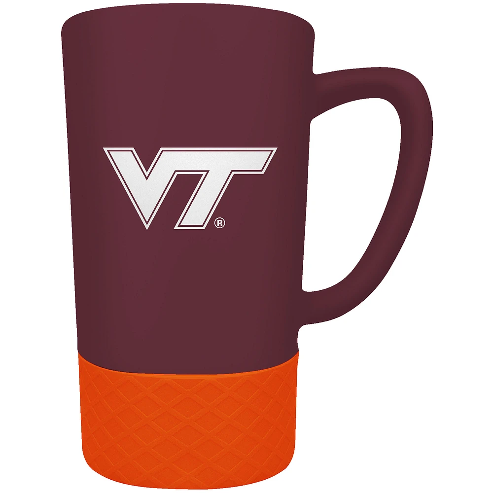 Virginia Tech Hokies Team Logo 16oz. Laser Etched Jump Mug
