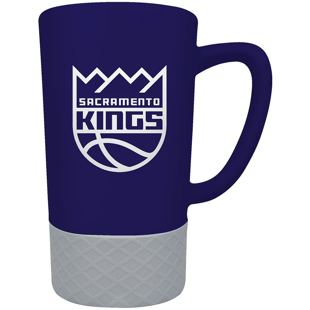 Sacramento Kings Team Logo 16oz. Laser Etched Jump Mug