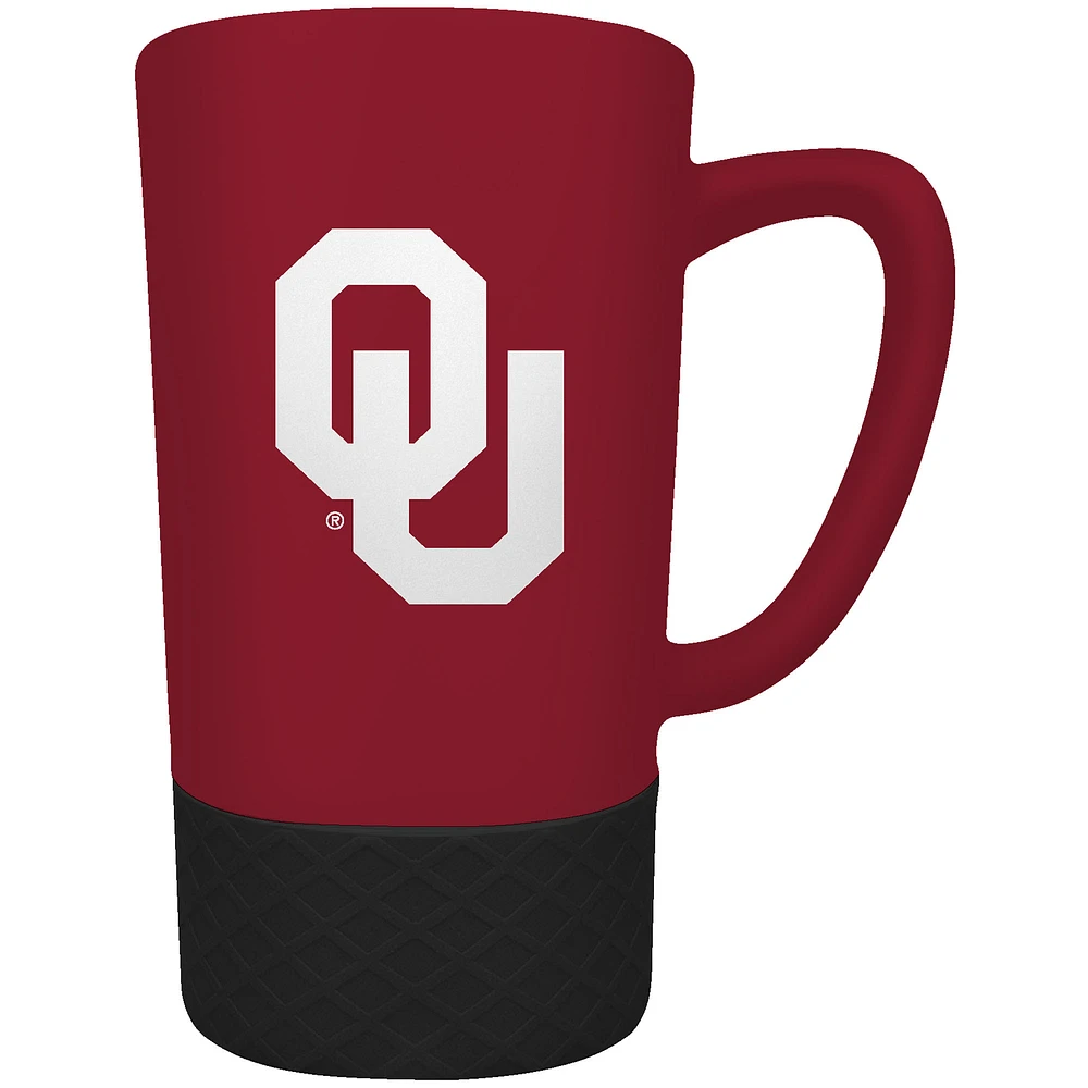Oklahoma Sooners Team Logo 16oz. Laser Etched Jump Mug
