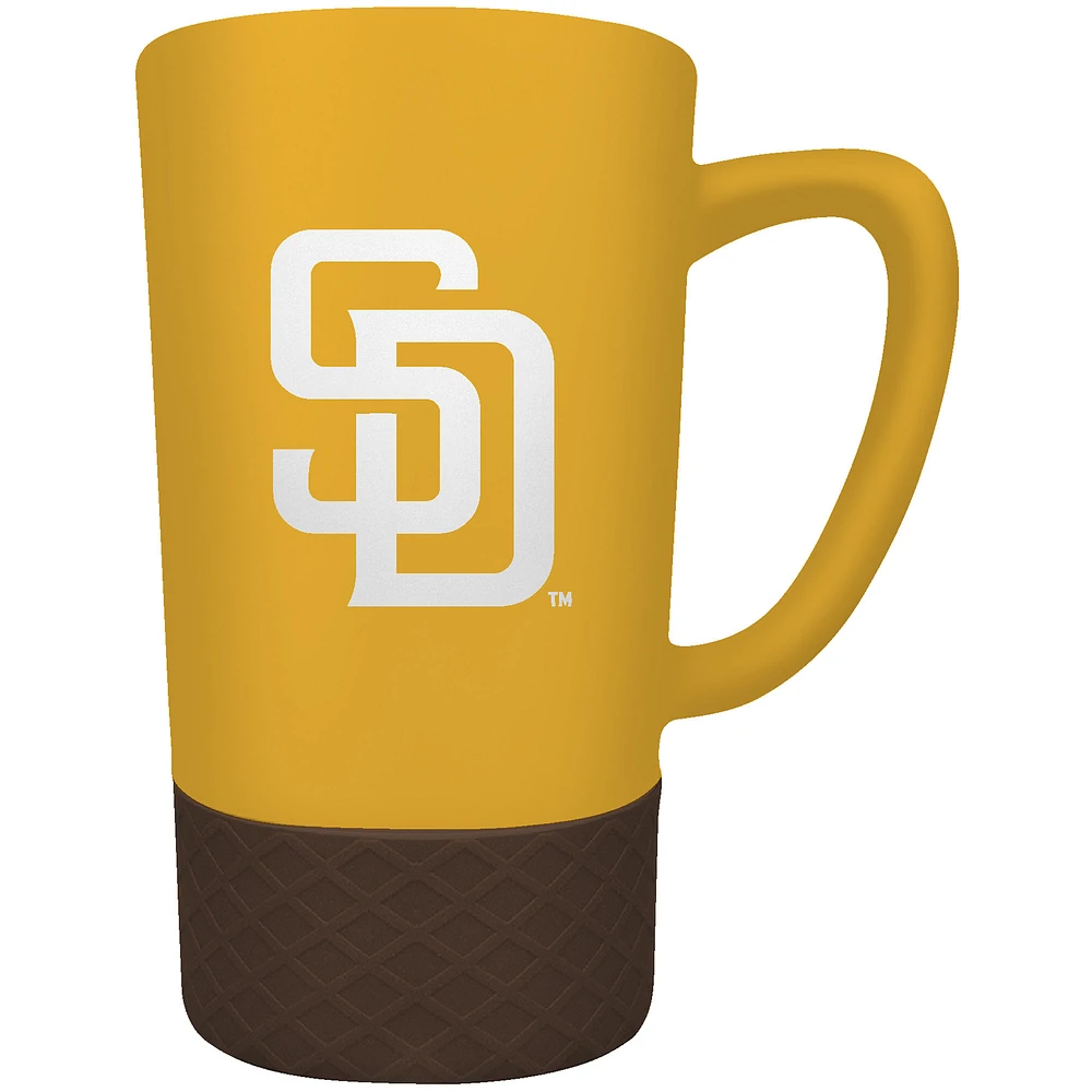 San Diego Padres Team Logo 16oz. Laser Etched Jump Mug