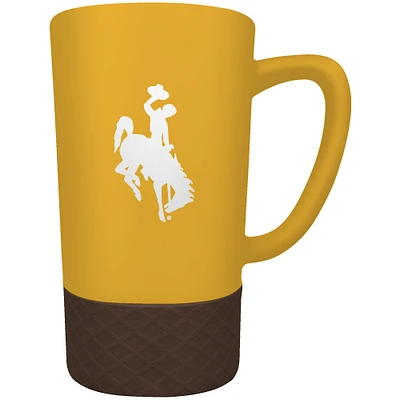 Wyoming Cowboys Team Logo 16oz. Laser Etched Jump Mug