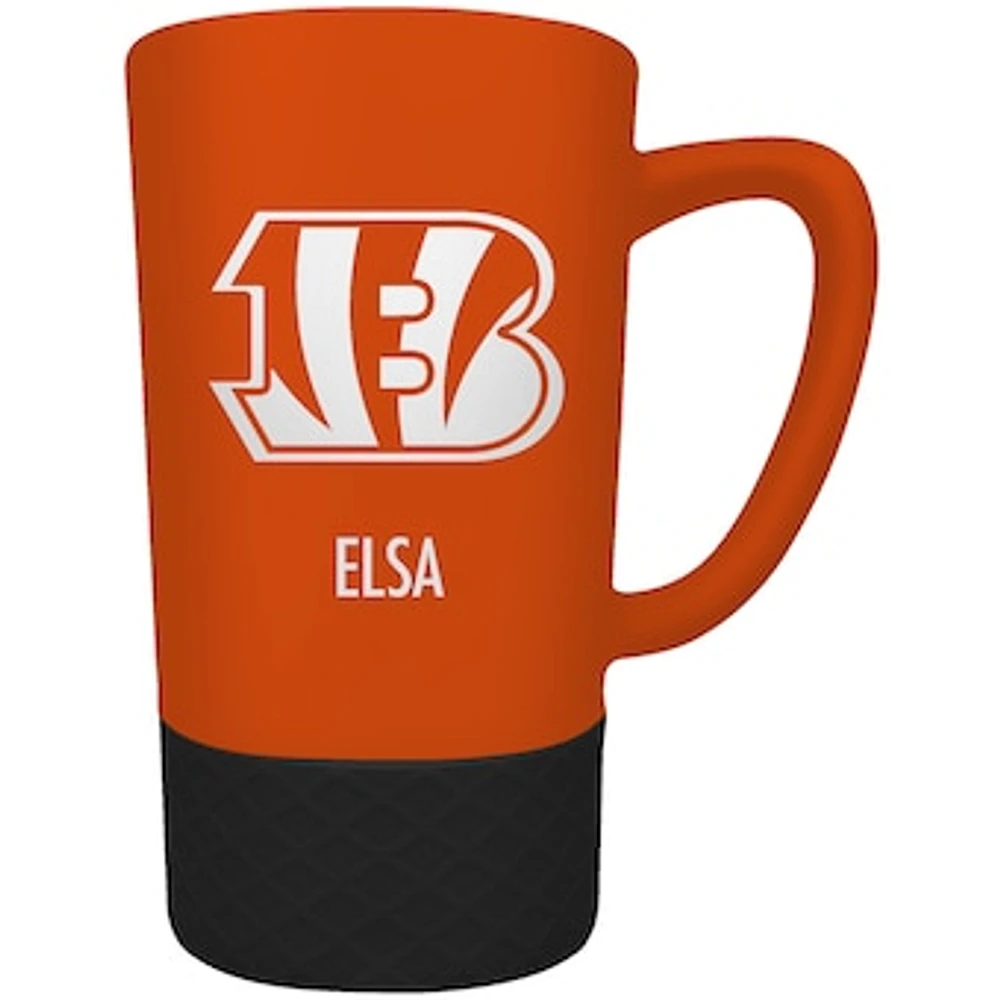 Cincinnati Bengals Team Logo 16oz. Personalized Laser Etched Jump Mug