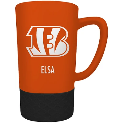 Cincinnati Bengals Team Logo 16oz. Personalized Laser Etched Jump Mug