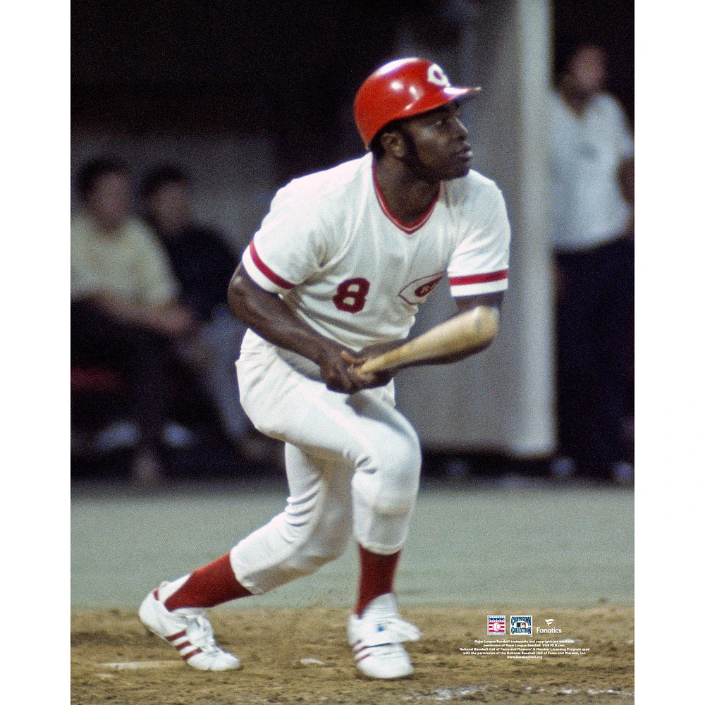 Joe Morgan Cincinnati Reds Unsigned Bats During MLB All-Star Game Photograph