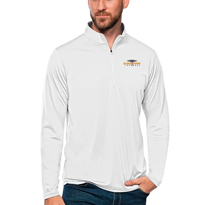Men's Antigua Georgia Swarm Tribute Quarter-Zip Pullover Top