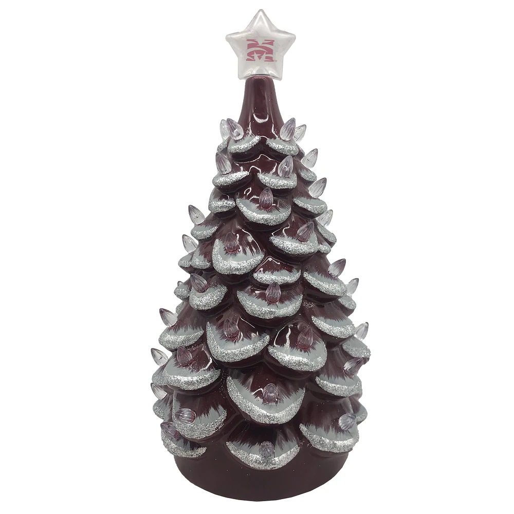 Maroon Morehouse Maroon Tigers 14'' Ceramic Tree