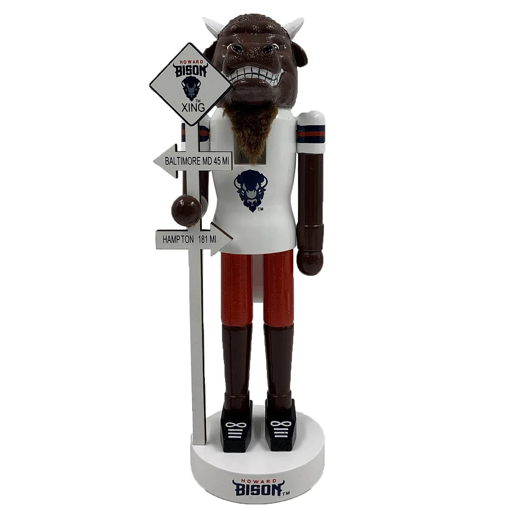 Navy Howard Bison 12'' Rivalry Nutcracker