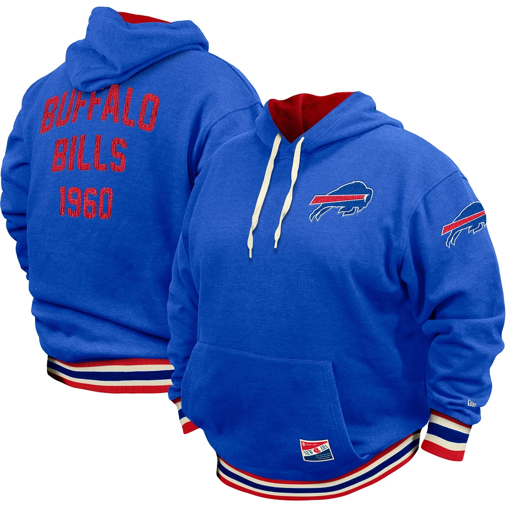 Men's New Era Royal Buffalo Bills Big & Tall NFL Pullover Hoodie