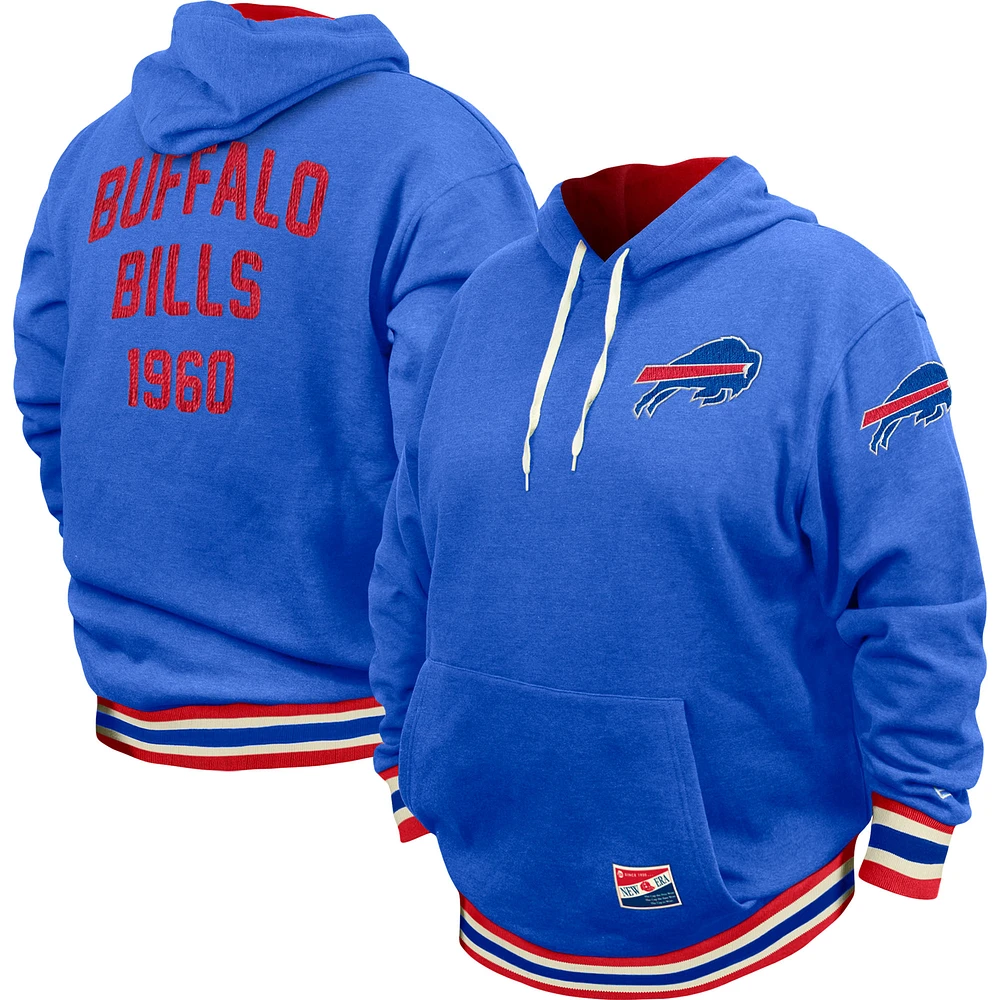 Men's New Era Royal Buffalo Bills Big & Tall NFL Pullover Hoodie